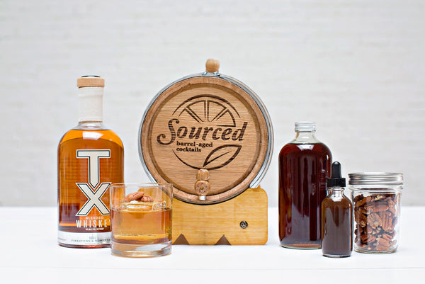 Sourced Barrel Aged Cocktails