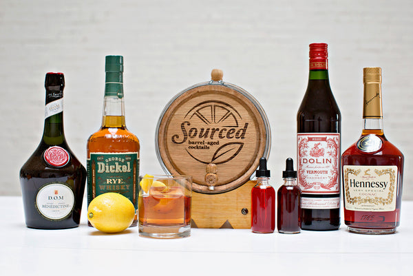 Sourced Barrel Aged Cocktails