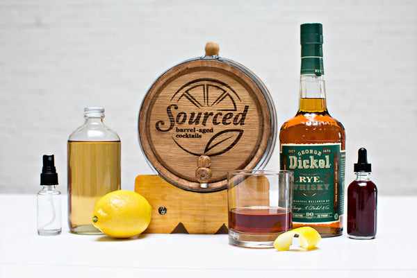 Sourced Barrel Aged Cocktails